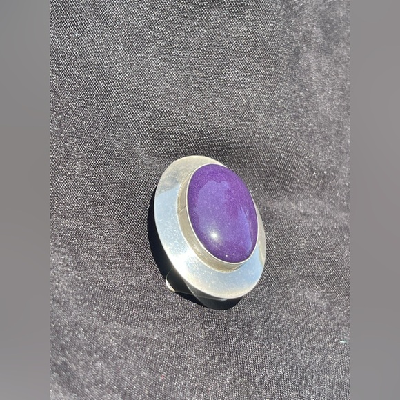 Vintage native American Sterling, silver Bolo tie Clip - Picture 4 of 14